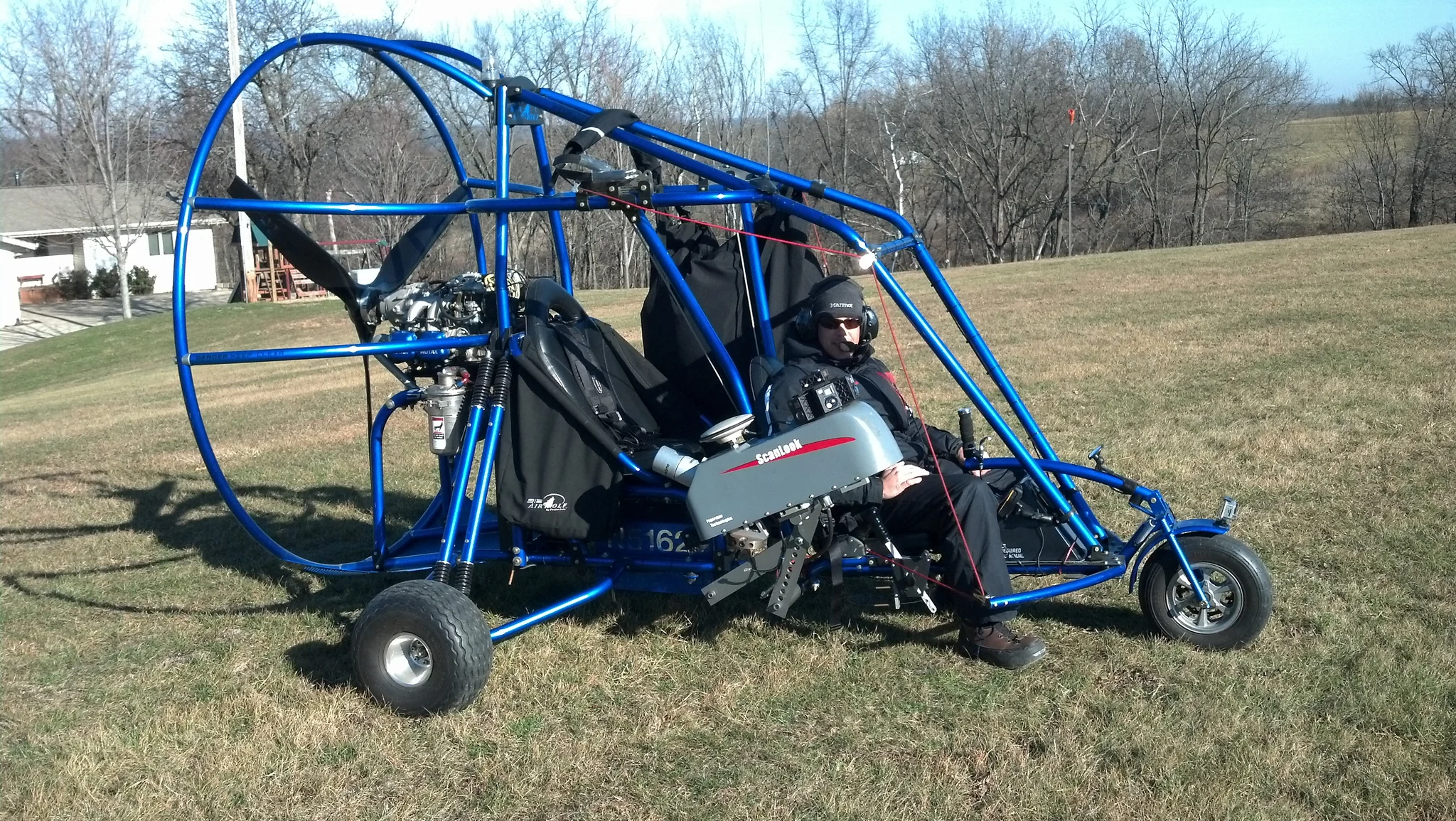 ScanLook mounted on an open-frame aircraft