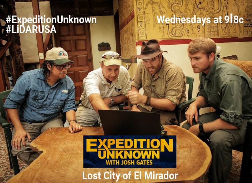 TV Show UAV LiDAR Expedition Unknown